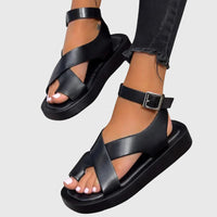 Tess | Orthopedic Sandals Black