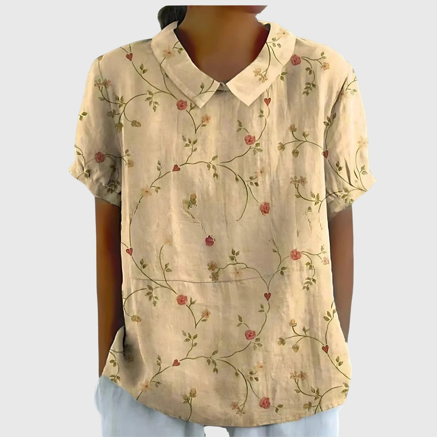 Jenna | Floral Blouse Old Yellow
