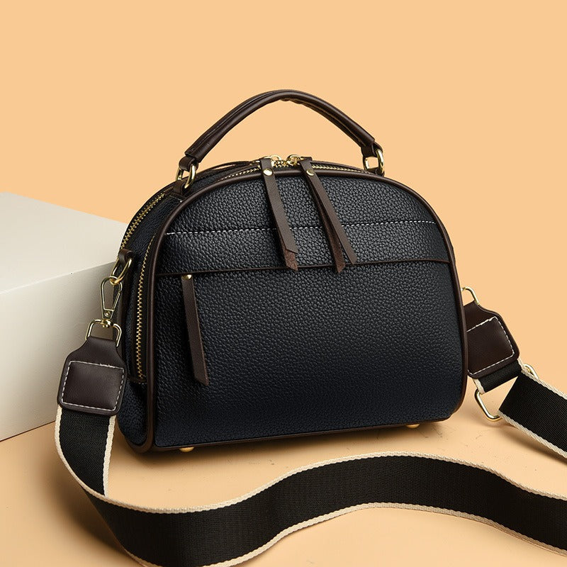 Structured Faux Leather Bag - Marcela