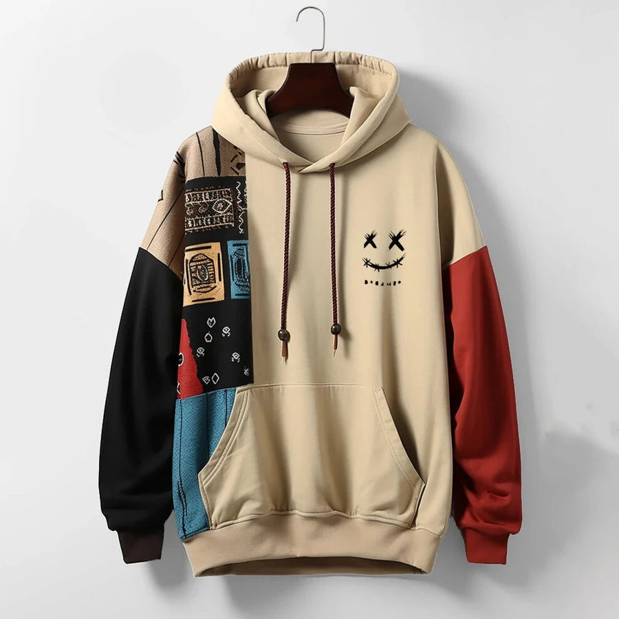 Reece - Urban Patchwork Hoodie