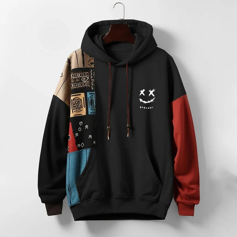 Reece - Urban Patchwork Hoodie