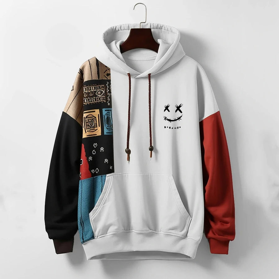 Reece - Urban Patchwork Hoodie