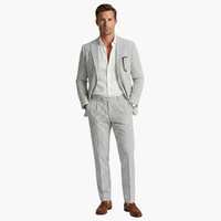 Alaric | Men's Striped Slim Fit Two-Piece Suit