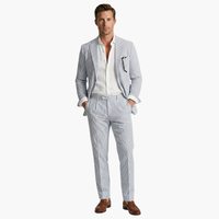 Alaric | Men's Striped Slim Fit Two-Piece Suit