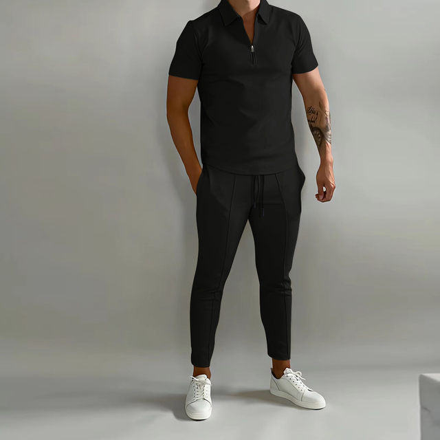Alban | Men's 2 Piece Polo Shirt and Pants Set
