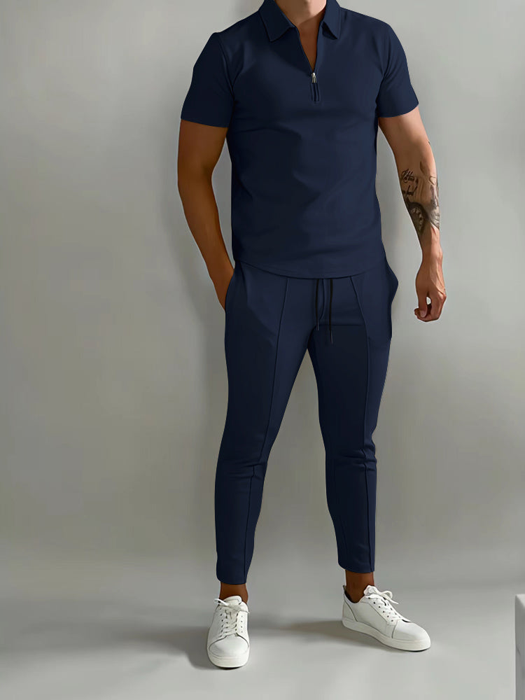 Alban | Men's 2 Piece Polo Shirt and Pants Set