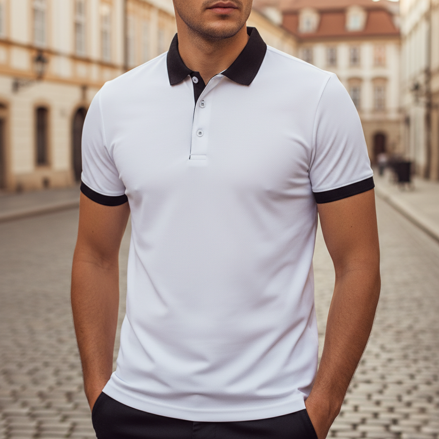 Aldric | Men's Short Sleeve Regular Fit Polo Shirt