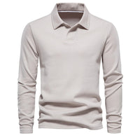 Aldwin | Men's Long Sleeve Collared Polo Shirt