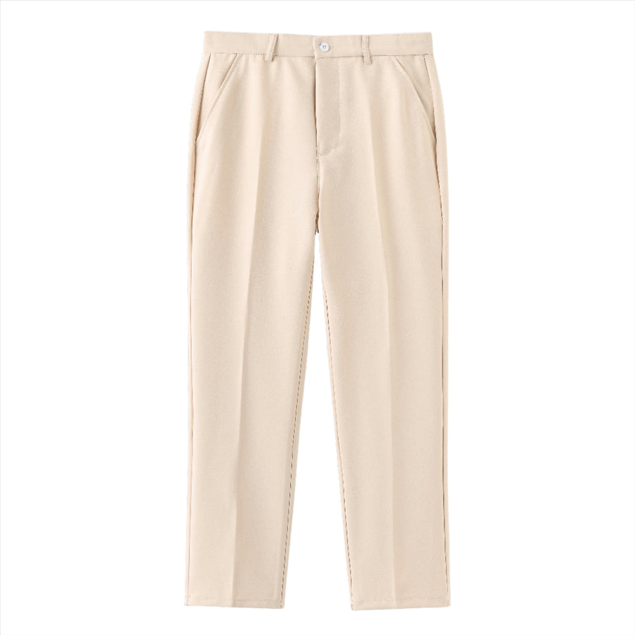 Jason | Augusto Stretch Pants. Nude