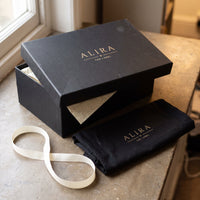 Alira The Label shoe box packaging