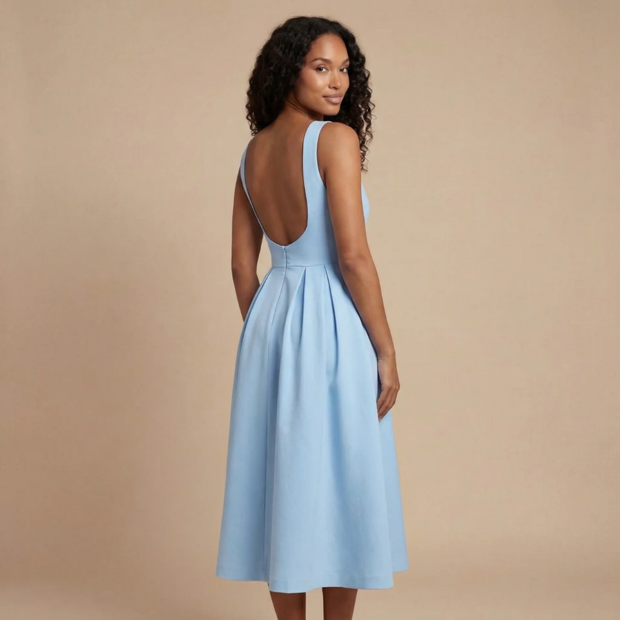Adelaide Boat Midi Dress