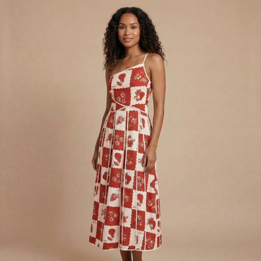 Adelaide Patchwork Maxi Dress