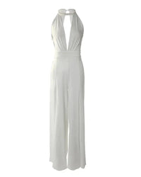 Alessandra Backless Formal Jumpsuit