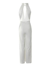 Alessandra Backless Formal Jumpsuit