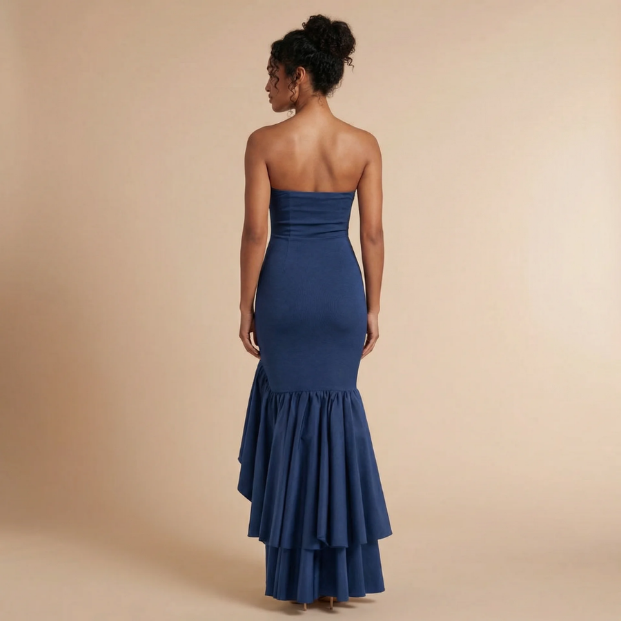 Alessia Ruffle Maxi Dress