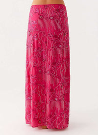 Alessia Sequin Maxi Skirt