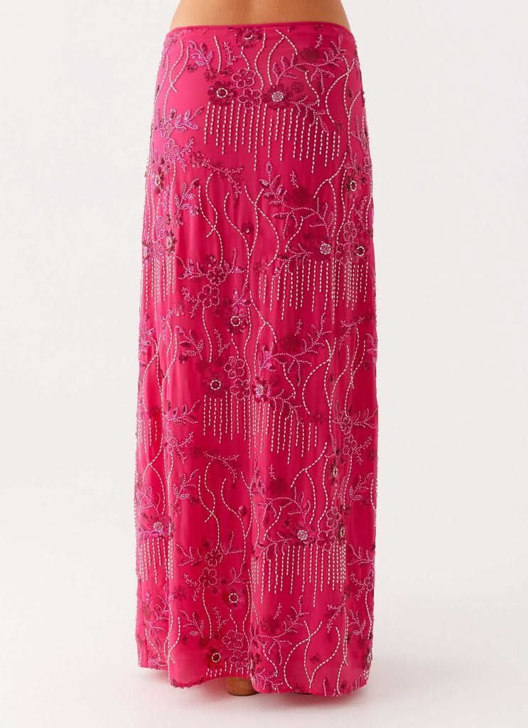 Alessia Sequin Maxi Skirt