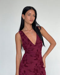 Alessia Velvet Midi Dress