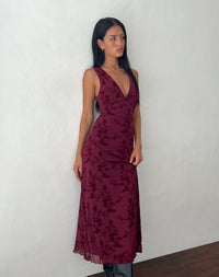 Alessia Velvet Midi Dress