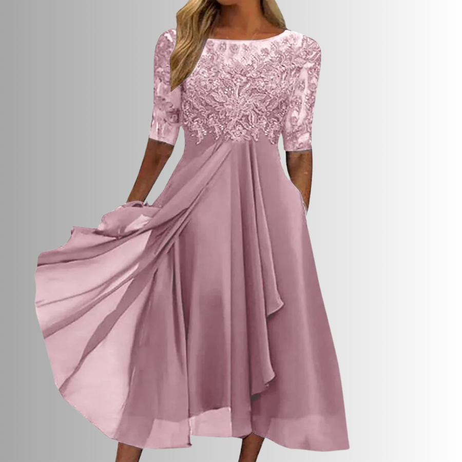 Arabella Lace Midi Dress