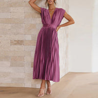 Ariana Pleated Midi Dress