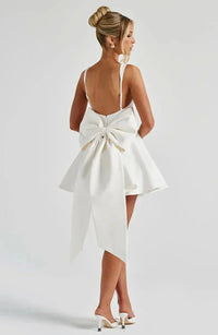 Artemis Bow Mini Dress