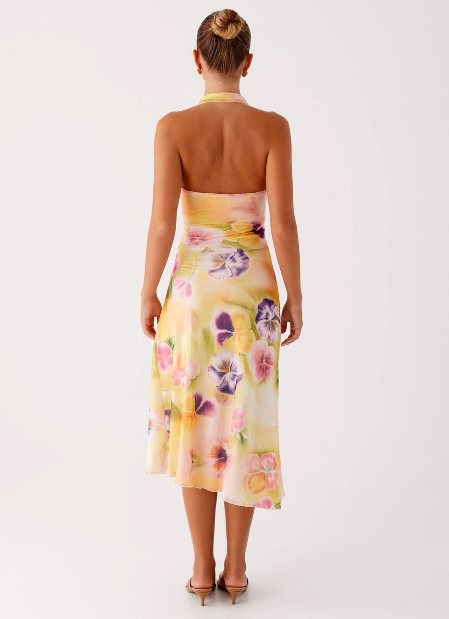 Artemis Wrap Midi Dress