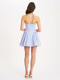 Aurora Pleated Mini Dress