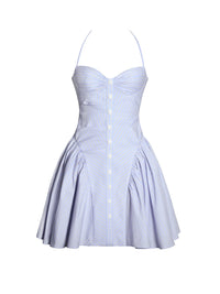 Aurora Pleated Mini Dress