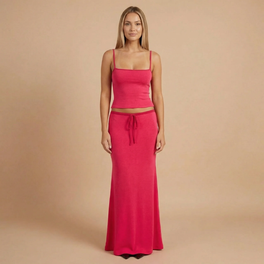 Avery Square Neck Maxi Set