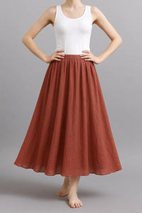 Bianca Pleated Maxi Skirt