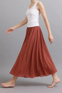 Bianca Pleated Maxi Skirt