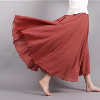 Bianca Pleated Maxi Skirt