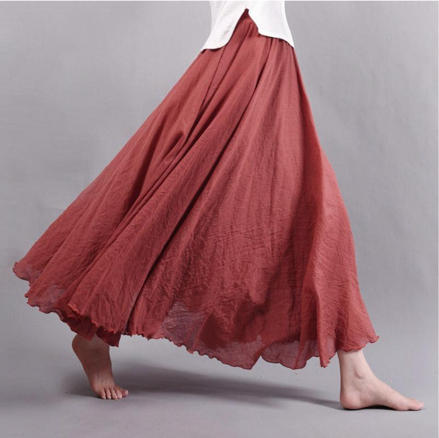 Bianca Pleated Maxi Skirt