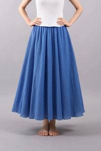 Bianca Pleated Maxi Skirt