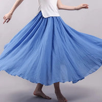 Bianca Pleated Maxi Skirt