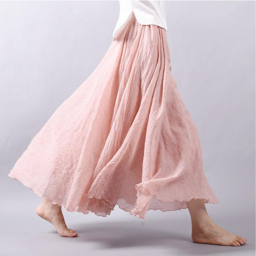 Bianca Pleated Maxi Skirt