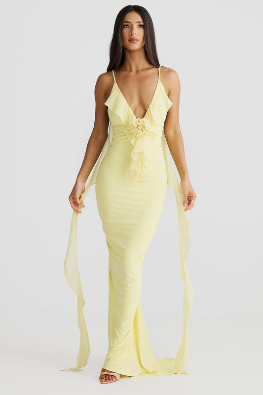 Camilla Ruffle Maxi Dress