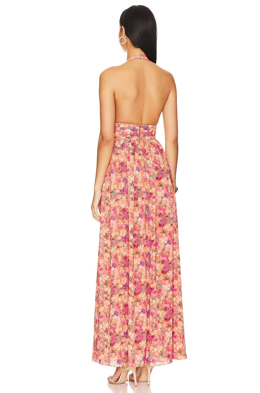 Corset Cutout Maxi Dress