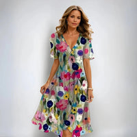 Elena Wrap Midi Dress