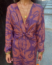 Emmeline Wrap Midi Dress