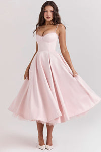 Evelyn Corset Midi Dress
