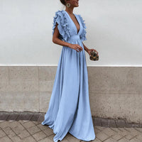 Gabriela Ruffle Maxi Dress