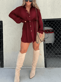 Harper Button Mini Romper