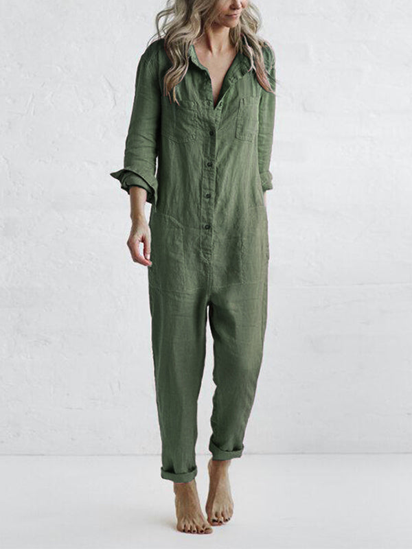 Parker Button Jumpsuit