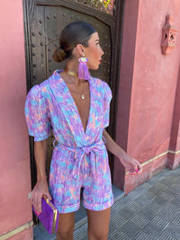 Harper Wrap Mini Romper
