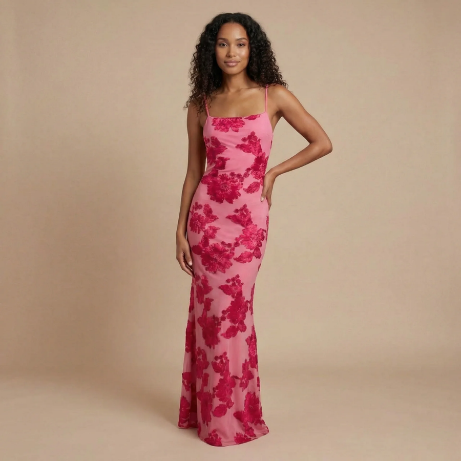 Iris Floral Maxi Dress