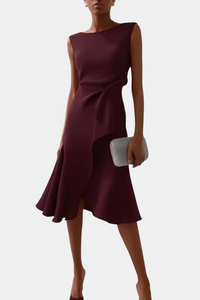Iris Ruffle Midi Dress