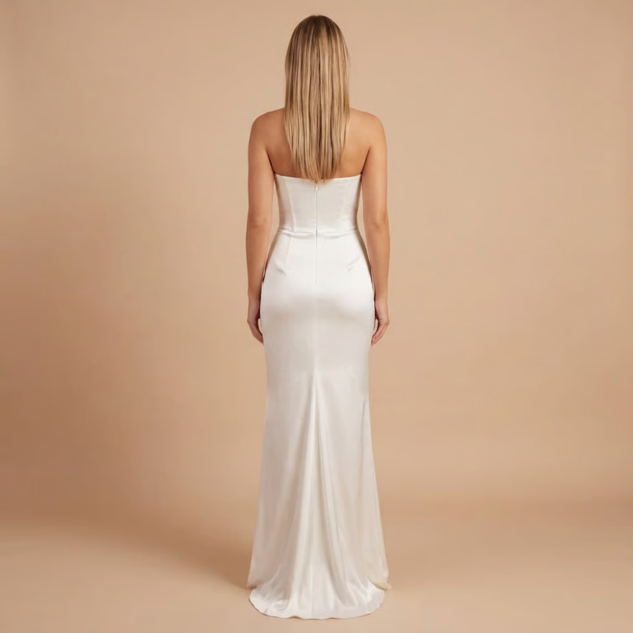 Isabelle Ruched Maxi Dress