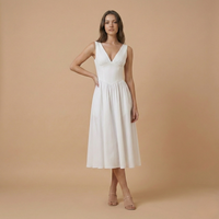 Isabelle V-Neck Midi Dress